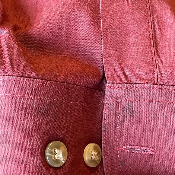 3/$15 Men’s Wrangler Riata XL 17.5, 36-37. Maroon button down Western shirt NICE - Picture 7 of 8